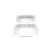 PP Clamshell Food Container | 9x6x2.5″ – 150 Pcs
