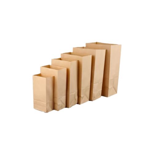 100% Recycled Kraft Paper Bag | 7x5x14″ – 1000 Pcs