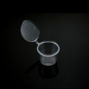 HJ 2 oz Clear Sauce Cup W/ LID – 2000 SETS